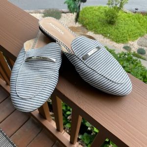 Nautica slip on mules. Size 9.5
